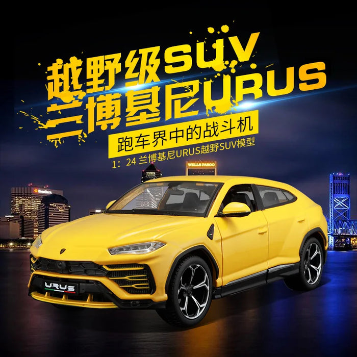 Bburago 1:24 Lamborghini Urus Red Model Super Alloy Car Die Cast Sports Car Collection Toy Luxury Vehicle Boy Birthday Gift