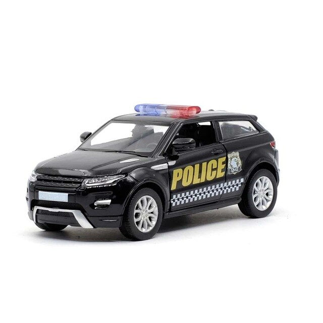 Evoque SUV Police CCar 1:36 Alloy Car Model Pull Back Car