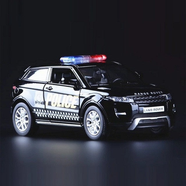 Evoque SUV Police CCar 1:36 Alloy Car Model Pull Back Car