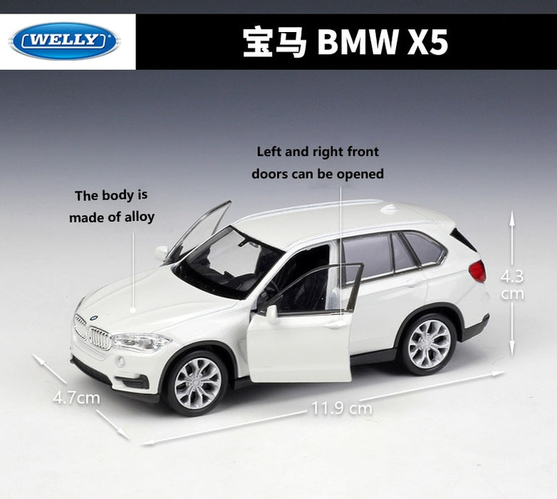 1:36 Car BMW X5 SUV Pull Back Car Model