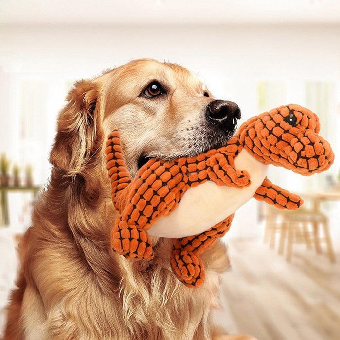 Interactive Dog Chew Toys Fleece Large Dinosaur Toys Giant Dogs Pets For Large Dogs Chihuahua Plush Stuffing Squeakers Toys