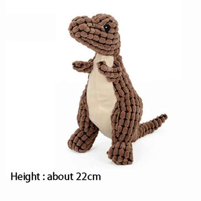 Interactive Dog Chew Toys Fleece Large Dinosaur Toys Giant Dogs Pets For Large Dogs Chihuahua Plush Stuffing Squeakers Toys