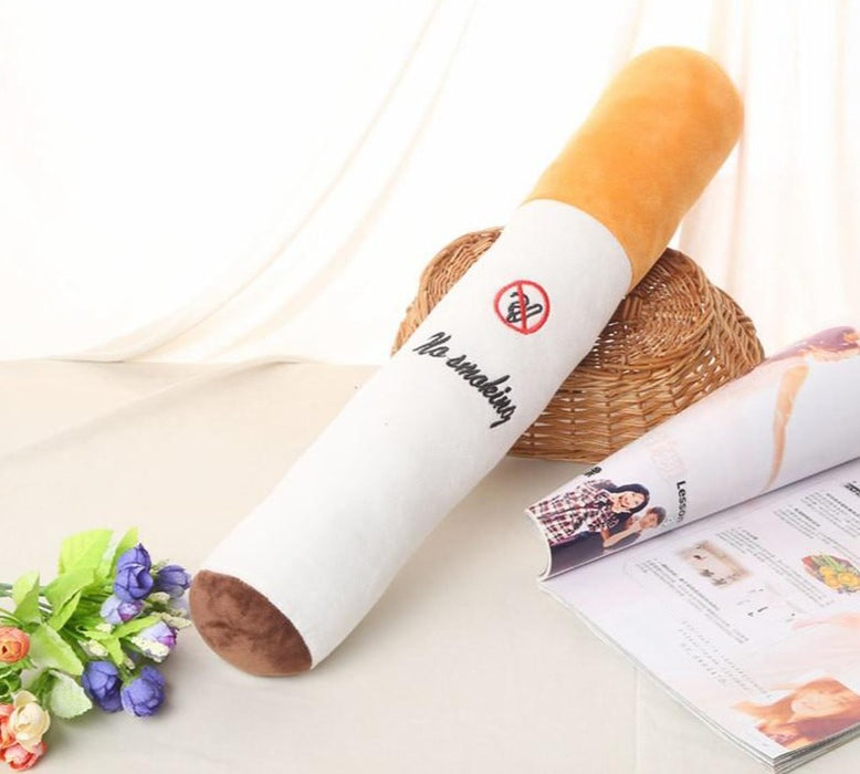 Cigarette Pillow Simulation Plush Toys 30-110cm Funny Smoking Cylindrical Sleeping Fashion Boyfriend Birthday Gift