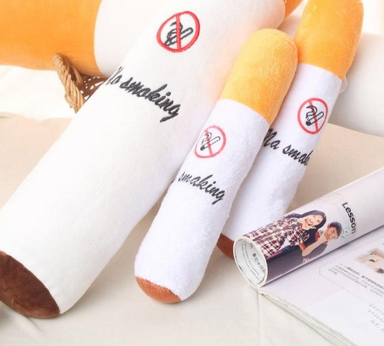 Cigarette Pillow Simulation Plush Toys 30-110cm Funny Smoking Cylindrical Sleeping Fashion Boyfriend Birthday Gift