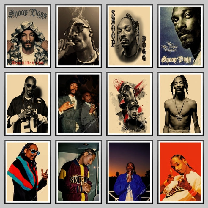 Snoop Dogg posters, Hip Hop rapper Singer sticker