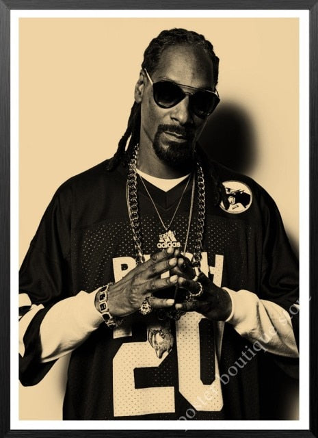 Snoop Dogg posters, Hip Hop rapper Singer sticker