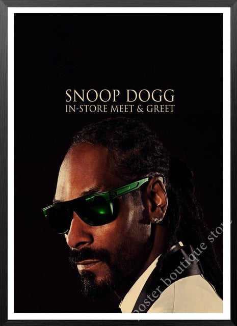 Snoop Dogg posters, Hip Hop rapper Singer sticker