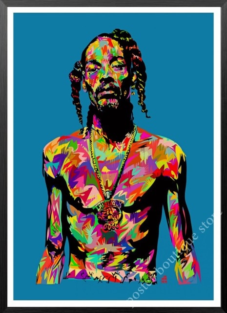 Snoop Dogg posters, Hip Hop rapper Singer sticker