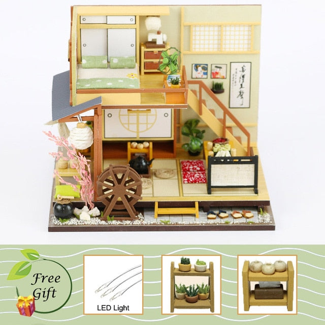 Cutebee Doll House Furniture Miniature Dollhouse