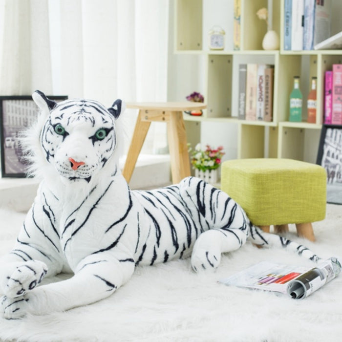 Giant White Tiger Stuffed Toy 30-120CM Tiger Plush Doll Soft Pillow High Quality Baby Lovely Big Size Children Christmas Gift