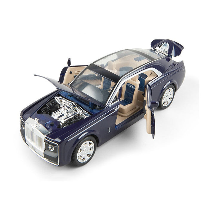 1:24 Rolls Royce Car Model Two Doors With Light