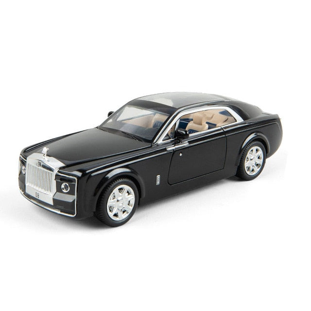 1:24 Rolls Royce Car Model Two Doors With Light