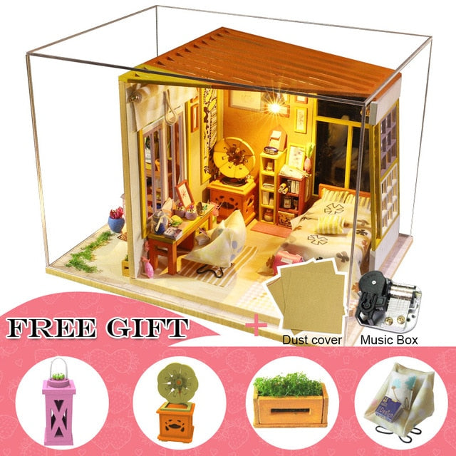 Cutebee Casa Doll House Furniture Miniature Dollhouse A04B