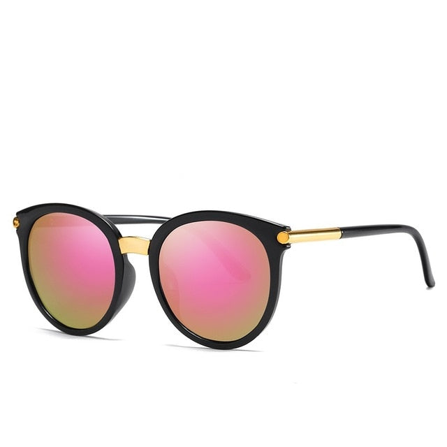 Shades Retro Eyewear Women Men Fashion Mirror Sun Glasses Round Vintage Sunglasses Female Oculos De Sol UV400