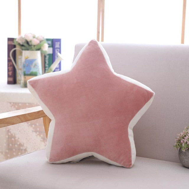 round shape stuffed soft ball pillow candy color cloud star moon rainbow pillow cushion home sofa decor pillow gift for friend