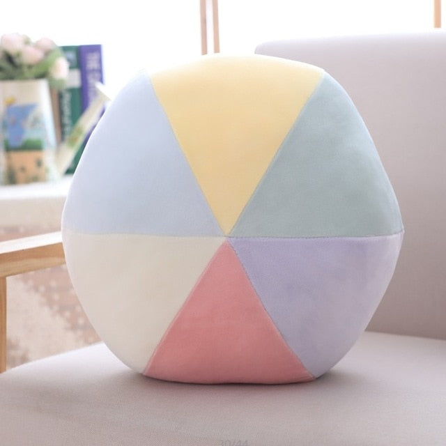 round shape stuffed soft ball pillow candy color cloud star moon rainbow pillow cushion home sofa decor pillow gift for friend