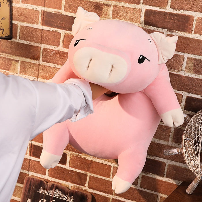 Pink Pig Doll Baby Software Pillow Cotton Pig Lovely Soft Down Plush Doll Stuffed Gift for Girlfriend