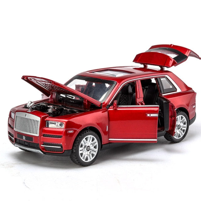 1:32 Rolls- Royce Cullinan Diecasts Toy Vehicles  Car Model With Sound Light Collection Car Toys For Boy Children Gift