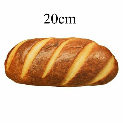 Simulated Snack Bread Shape Backrest Toys 3D Plush Pillow Cushion Gift Soft Stuffed Birthday Funny For Children Home Decor Girls