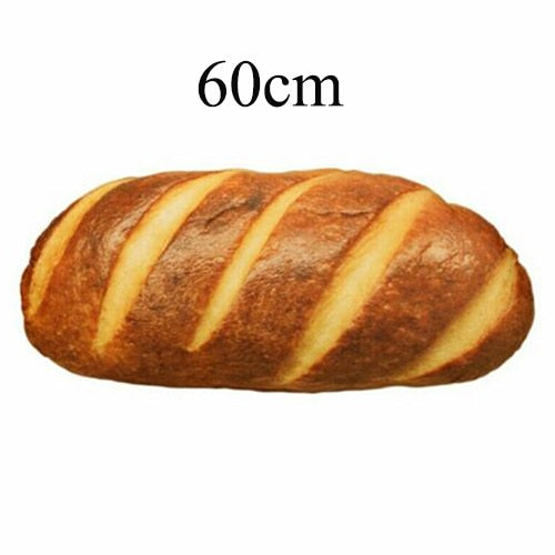 Simulated Snack Bread Shape Backrest Toys 3D Plush Pillow Cushion Gift Soft Stuffed Birthday Funny For Children Home Decor Girls