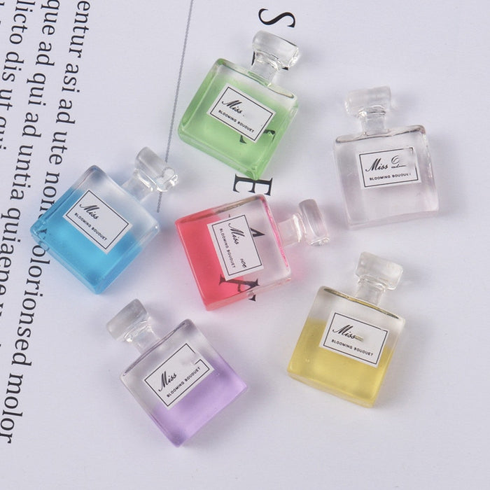 Perfume Bottle Miniature 4pcs Living Room Accessories Dollhouse Toy Doll Food Kitchen Kids Gift Pretend Play Toy