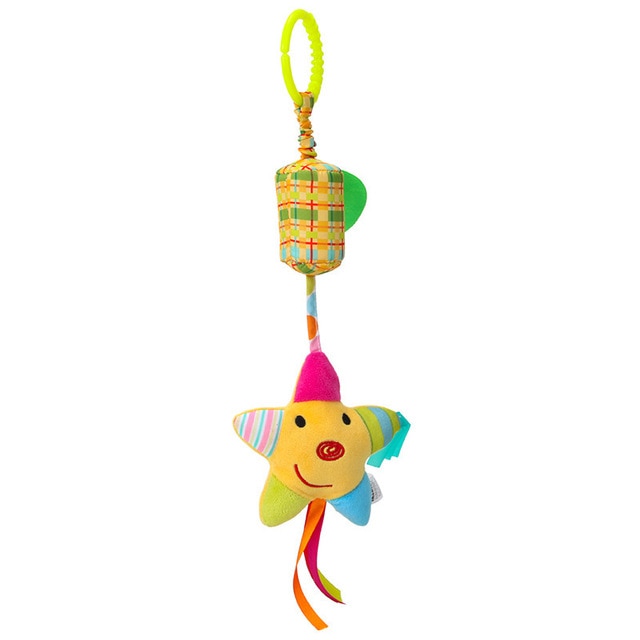 Toddler Toys Bed Hanging Toys For Newborn Baby Soft Bed Bell Animal Musical Montessori Mobile Rattles Gift Baby Rattles Mobiles