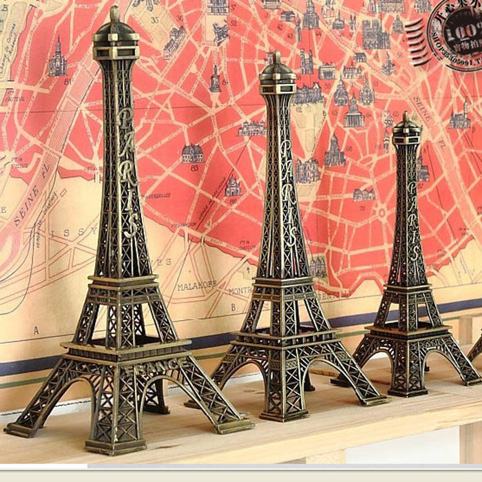 Paris Tower Tower Miniature 1 piece Metal Model Home Furnishing Decoration Gift Home Jewelry Decoration