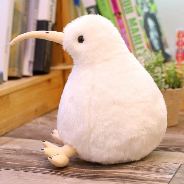 Soft Stuffed Animal Simulation Birds Doll Kids Toys  Children Birthday Christmas Gifts New Zealand Kiwi Bird Plush Toy Home Decor