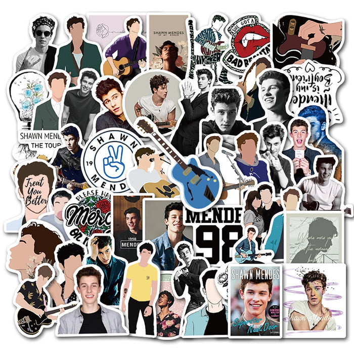 50PCS Shawn Mendes Singer Stickers