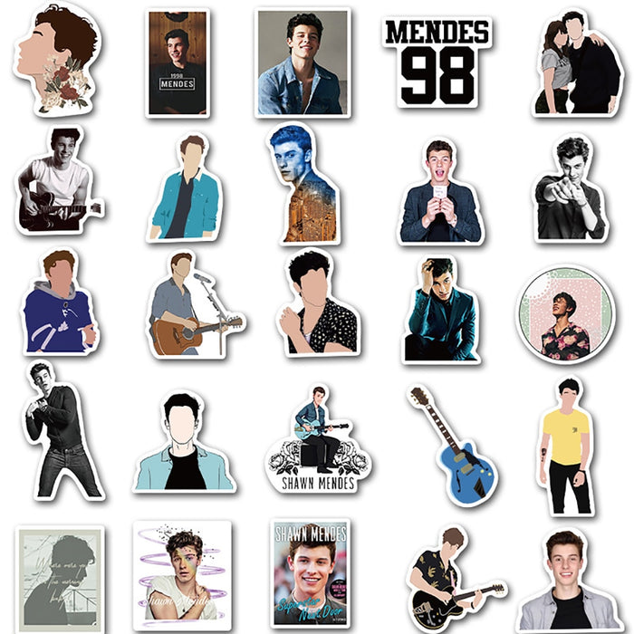 50PCS Shawn Mendes Singer Stickers