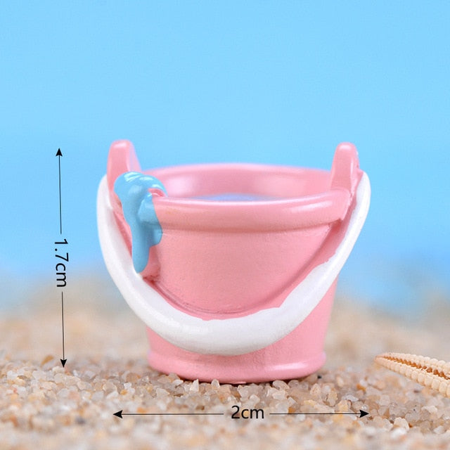 Sunshade Beach Chair Bench Mini Artificial Micro Fairy Garden Miniature Doll House DIY Ornament DIY Accessories