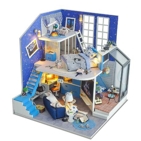 CUTEBEE DIY Doll House Wooden Doll Houses