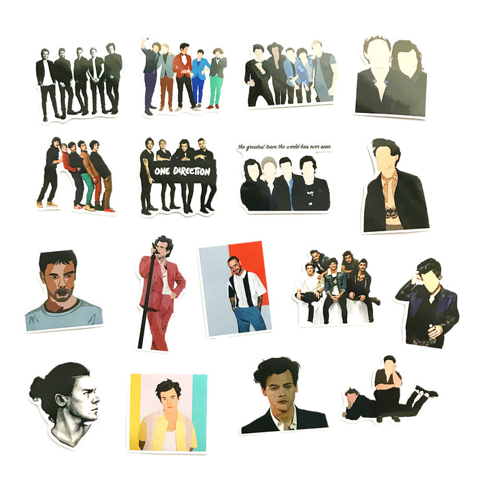 10/50pcs One Direction Singer Stickers