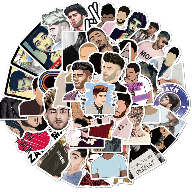 10/50pcs One Direction Singer Stickers