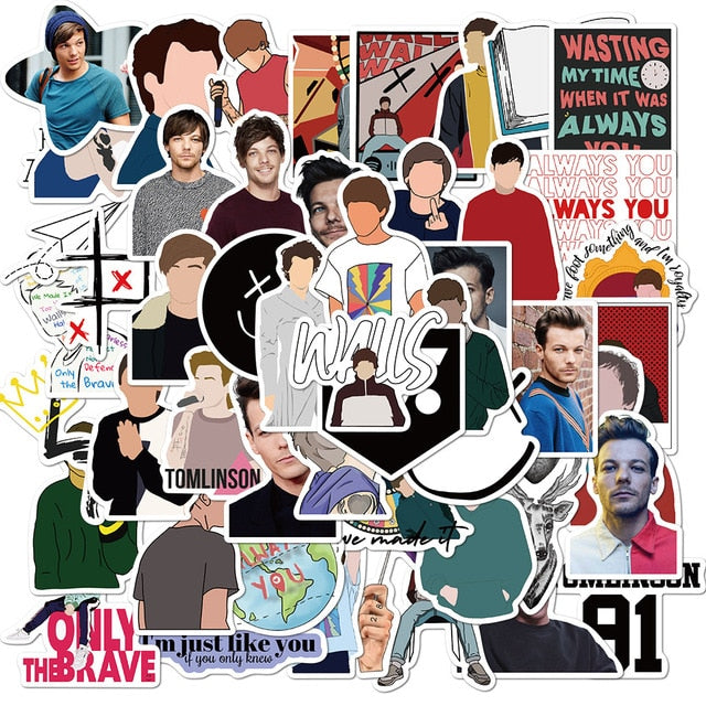 10/50pcs One Direction Singer Stickers