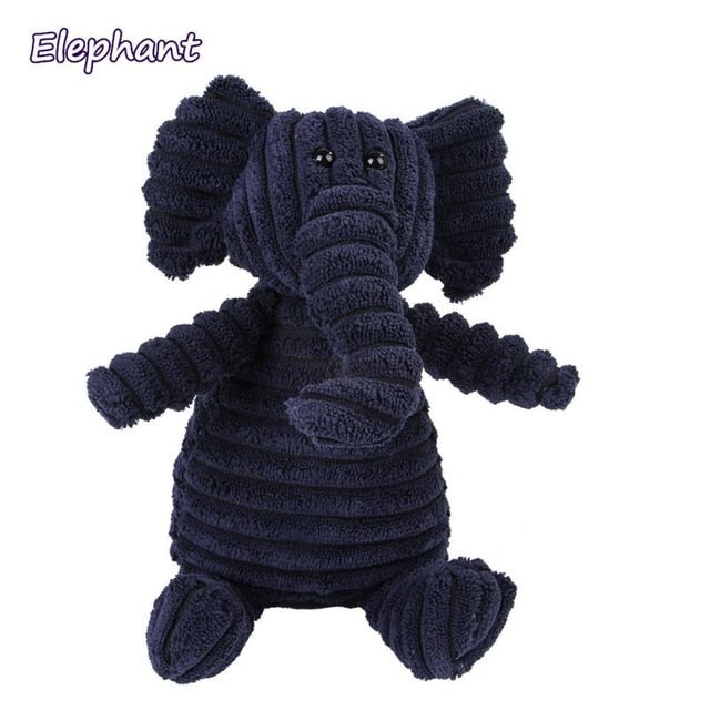 Squeaky Chew Toy Animal Shape Plush Pet Puppy Corduroy Dog Toys for Small Large Dogs Bite Resistant Pets Accessories Supplies