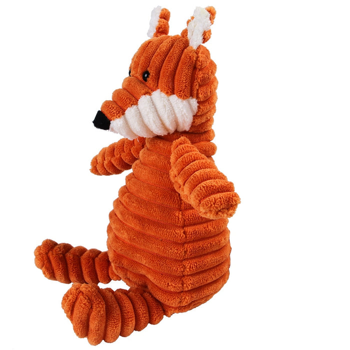 Squeaky Chew Toy Animal Shape Plush Pet Puppy Corduroy Dog Toys for Small Large Dogs Bite Resistant Pets Accessories Supplies