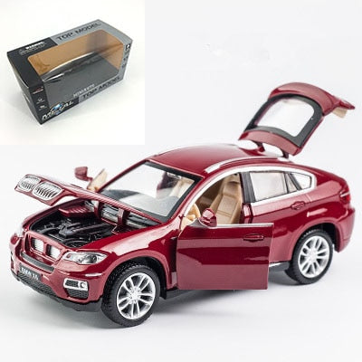 1:32 SUV X6 Sound Light Children Metal Car