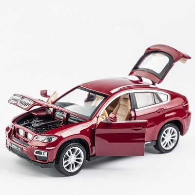 1:32 SUV X6 Sound Light Children Metal Car