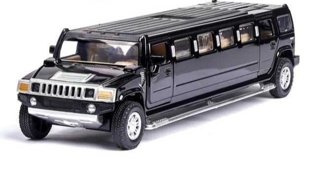 1:32 alloy hummer limousine metal diecast car model