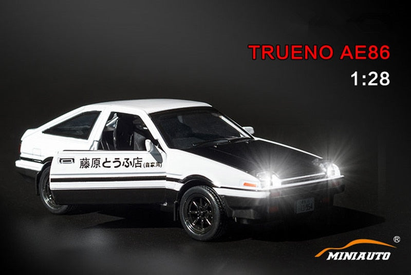 New 1:28 INITIAL D Toyota AE86