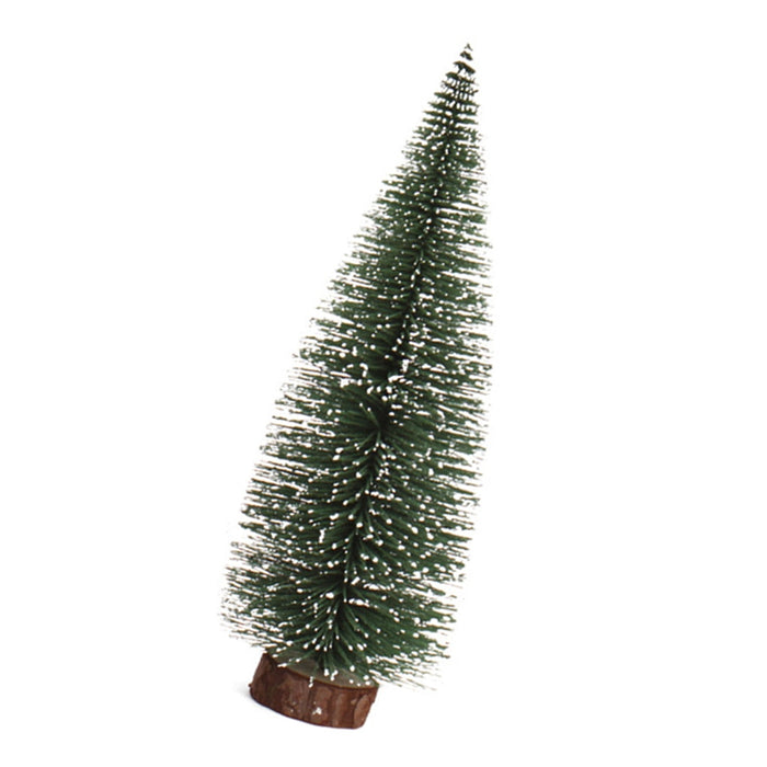 Christmas Tree Miniature Mini Pine Artificial Tabletop Decorations Festival Plastic Trees 2021 New Year Decorations for Xmas