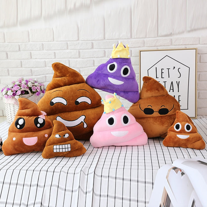 poop Stuffed Doll Christmas poop pillow Funny Poop Plush Toy , birthday Halloween Children Gifts strange doll