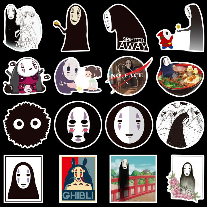 100Pcs Japanese Anime Stickers Ghibli Hayao Miyazaki Totoro