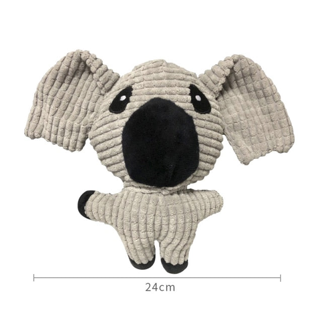 Cute Animals Plush Dog Toys Funny Squeaky Pet Puppy Chew Bite  Interactive Toy Pets Dogs Sounding Accessories Supplies