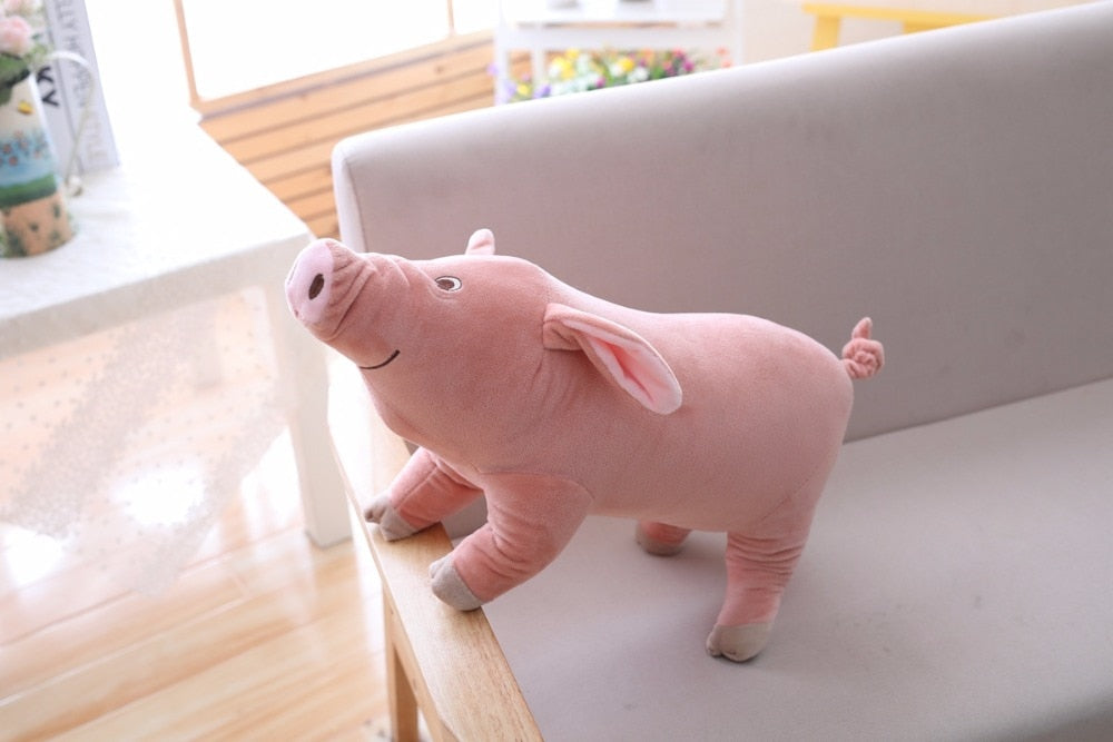Pig Plush Toy 1pc 25cm Stuffed Soft Cute Cartoon Animal Pig  Doll for Children's Gift Kids Toy Kawaii Gift for Girls