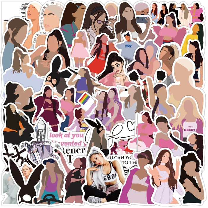 50PCS Singer Ariana Grande Stickers