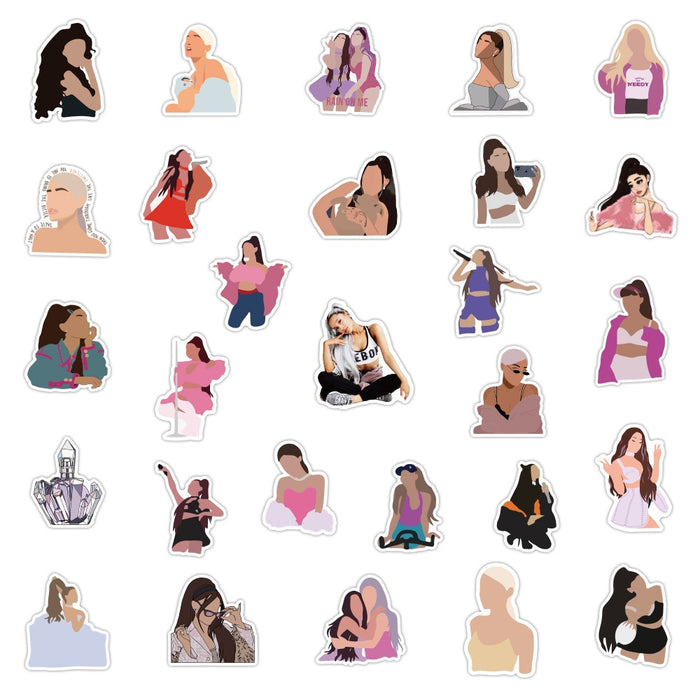 50PCS Singer Ariana Grande Stickers