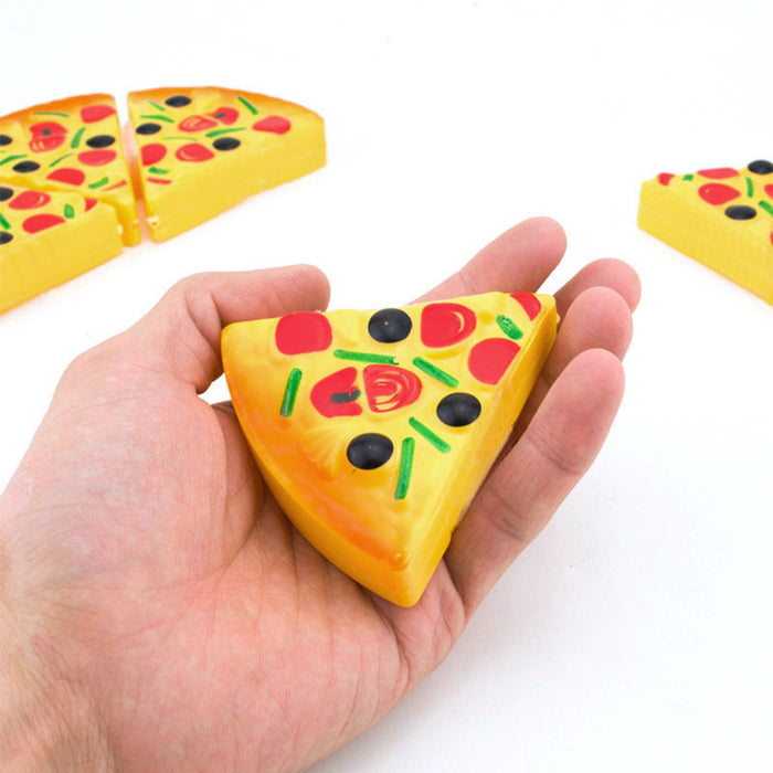Pizza Slices Toppings Food Toys Brand New 6PCS Children's Kids Pretend Dinner Kitchen Play Kids Gift