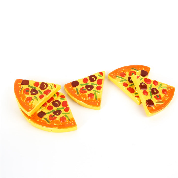 Pizza Slices Toppings Food Toys Brand New 6PCS Children's Kids Pretend Dinner Kitchen Play Kids Gift